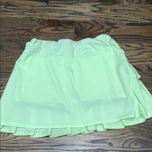 Neon yellow Lulu Skirt!